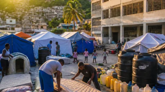 En septembre, 74 463 personnes déplacées prises en charge dans 60 sites en Haïti, selon l’OIM