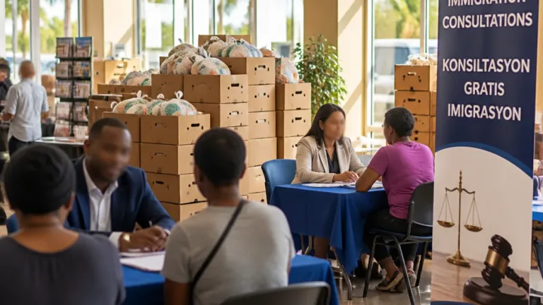 Orlando : journée communautaire offrant conseils juridiques en immigration et distribution de dindes pour la communauté haïtienne