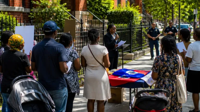 Brooklyn : la communauté exige la libération d’un père haïtien transféré loin de sa famille après une arrestation par ICE
