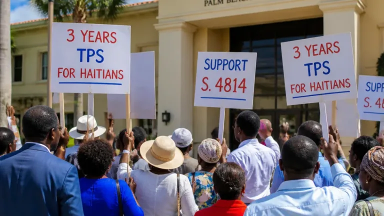 En Floride, des militants réclament trois ans de protection pour les Haïtiens