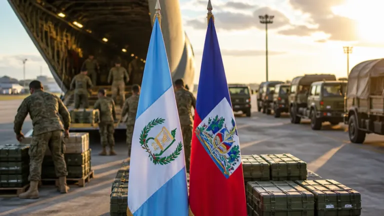 Le Guatemala déploie un nouveau contingent pour la Force de répression des gangs en Haïti
