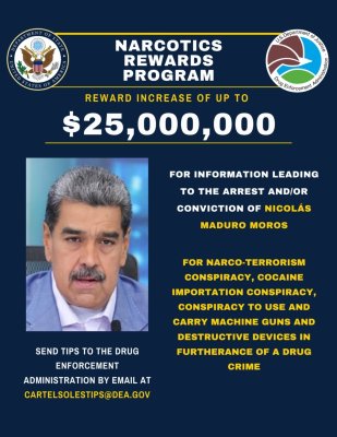 Les États-Unis cherchent à capturer Nicolás Maduro : une prime de 25 millions de dollars sur sa tête