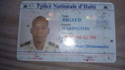 Haïti: Assassinat du directeur de l'académie de police Harington Rigaud